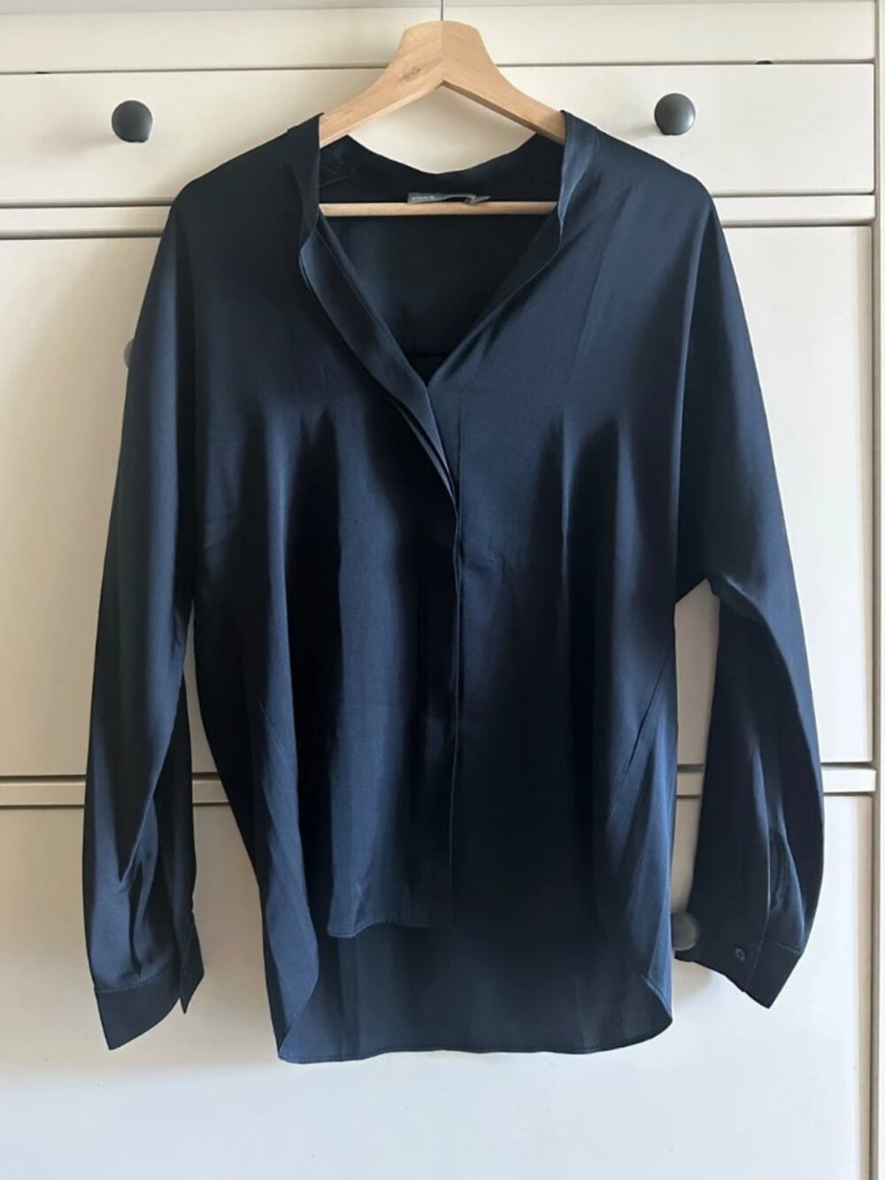 Vince Silk Blouse Navy US 4